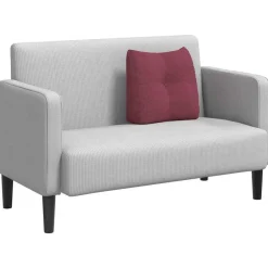 vidaXL Ryggkudde 45 x 24 x 50 cm tyg Vinröd