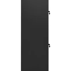 vidaXL Sadelskåp antracit 53x53x140 cm stål