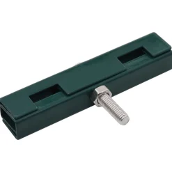 New vidaXL Sammankopplare för galler U-form 10 set Grön