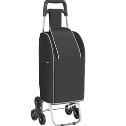 Sale vidaXL Shoppingvagn 39,5 x 33 x 93 cm Oxford tyg Svart