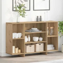 Outlet vidaXL Sideboard 120 x 30 x 75 cm Konstruerat trä artisan ek