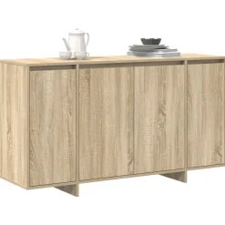 Outlet vidaXL Sideboard Sonoma-ek 135 x 41 x 75 cm Konstruerat trä Sonoma ek