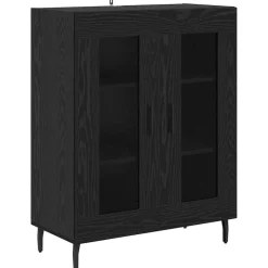 Online vidaXL Sideboard 69,5 x 34 x 90 cm Konstruerat trä Svart ek