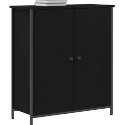 Clearance vidaXL Sideboard 70 x 30 x 80 cm Konstruerat trä Svart ek