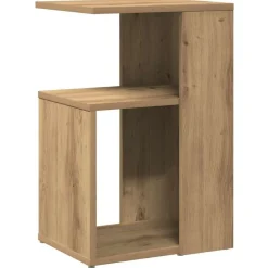 Outlet vidaXL Sidobord 36x30x56 cm konstruerat trä artisan ek