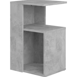 vidaXL Sidobord betonggrå 36x30x56 cm konstruerat trä