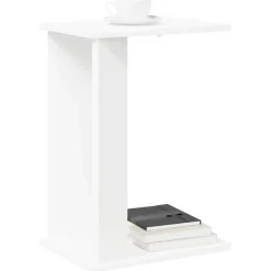 Sale vidaXL Sidobord 35 x 25 x 50 cm Konstruerat trä Vit