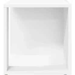 vidaXL Sidobord vit 33x33x34,5 cm konstruerat trä