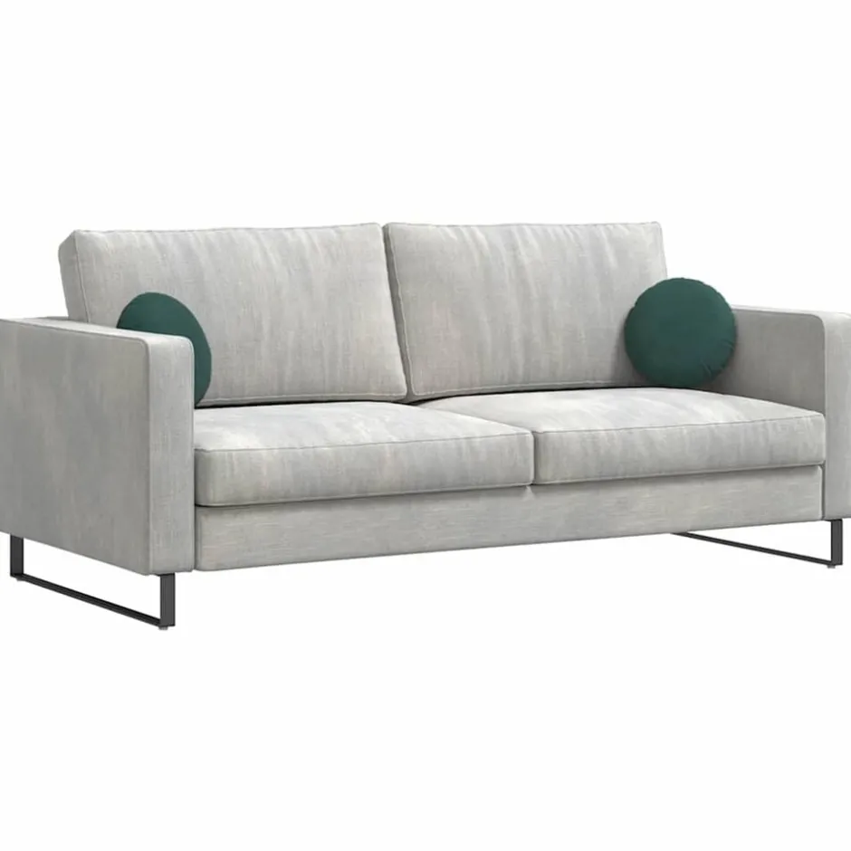 Best vidaXL Sittkuddar 2 pcs Ø30 x 13 cm Sammet Mörkgrön