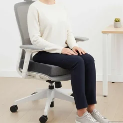 vidaXL Sittkudde Grå 40 x 40 x 10 cm PU skum
