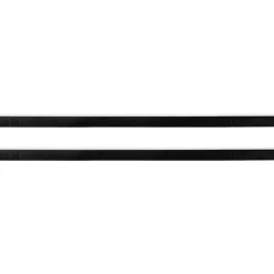 Clearance vidaXL Självhäftande dörrborstlist 2 pcs 100 cm Aluminiumlegering Vit