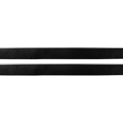 vidaXL Självhäftande dörrborstlist 2 pcs Silver 100 cm