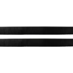 Sale vidaXL Självhäftande dörrborstlist 2 pcs 100 cm Silver
