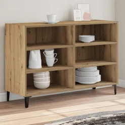 vidaXL Skänk artisan ek 103,5x35x70 cm konstruerat trä