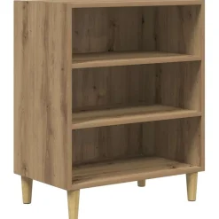 vidaXL Skänk artisan ek 57x35x75 cm konstruerat trä
