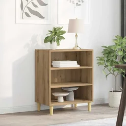 vidaXL Skänk artisan ek 57x35x75 cm konstruerat trä