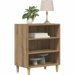 vidaXL Skänk artisan ek 57x35x75 cm konstruerat trä