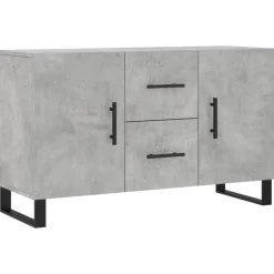vidaXL Skänk betonggrå 100x36x60 cm konstruerat trä