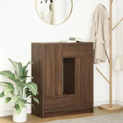 Sale vidaXL Skänk med lådor och dörrar 73x31x90 cm brun ek