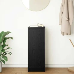 Sale vidaXL Skänk 29,5x34x76 cm konstruerat trä Svart ek