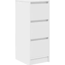 Clearance vidaXL Skänk 29,5x34x76 cm konstruerat trä Vit