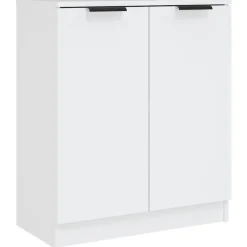 Clearance vidaXL Skänkar 2 st 60x30x70 cm konstruerat trä Vit