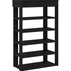 Online vidaXL Skohylla 60x30x98 cm konstruerat trä Svart