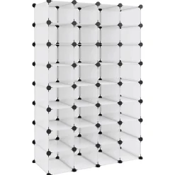 Online vidaXL Skohylla 93x36,5x140 cm PP Transparent