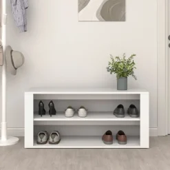 Online vidaXL Skohylla 100x35x45 cm konstruerat trä Vit