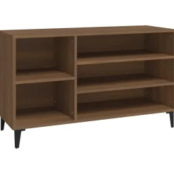 Discount vidaXL Skoskåp 102x36x60 cm konstruerat trä brun ek