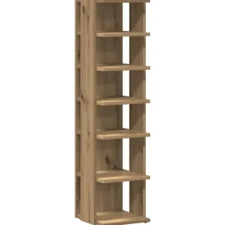 vidaXL Skoskåp ek 28x27x102 cm konstruerat trä