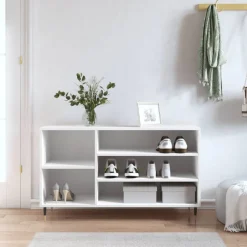 Best vidaXL Skoskåp 102x36x60 cm konstruerat trä Vit
