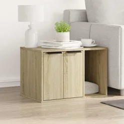 Sale vidaXL Skåp för kattlåda sonoma-ek 60x40x40 cm konstruerat trä Sonoma ek
