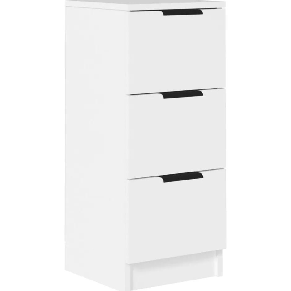 Discount vidaXL Skåp 30x30x70 cm konstruerat trä Vit