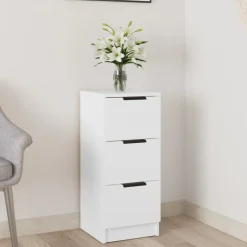 Discount vidaXL Skåp 30x30x70 cm konstruerat trä Vit