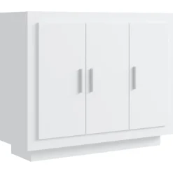 Hot vidaXL Skåp 92x35x75 cm konstruerat trä Vit