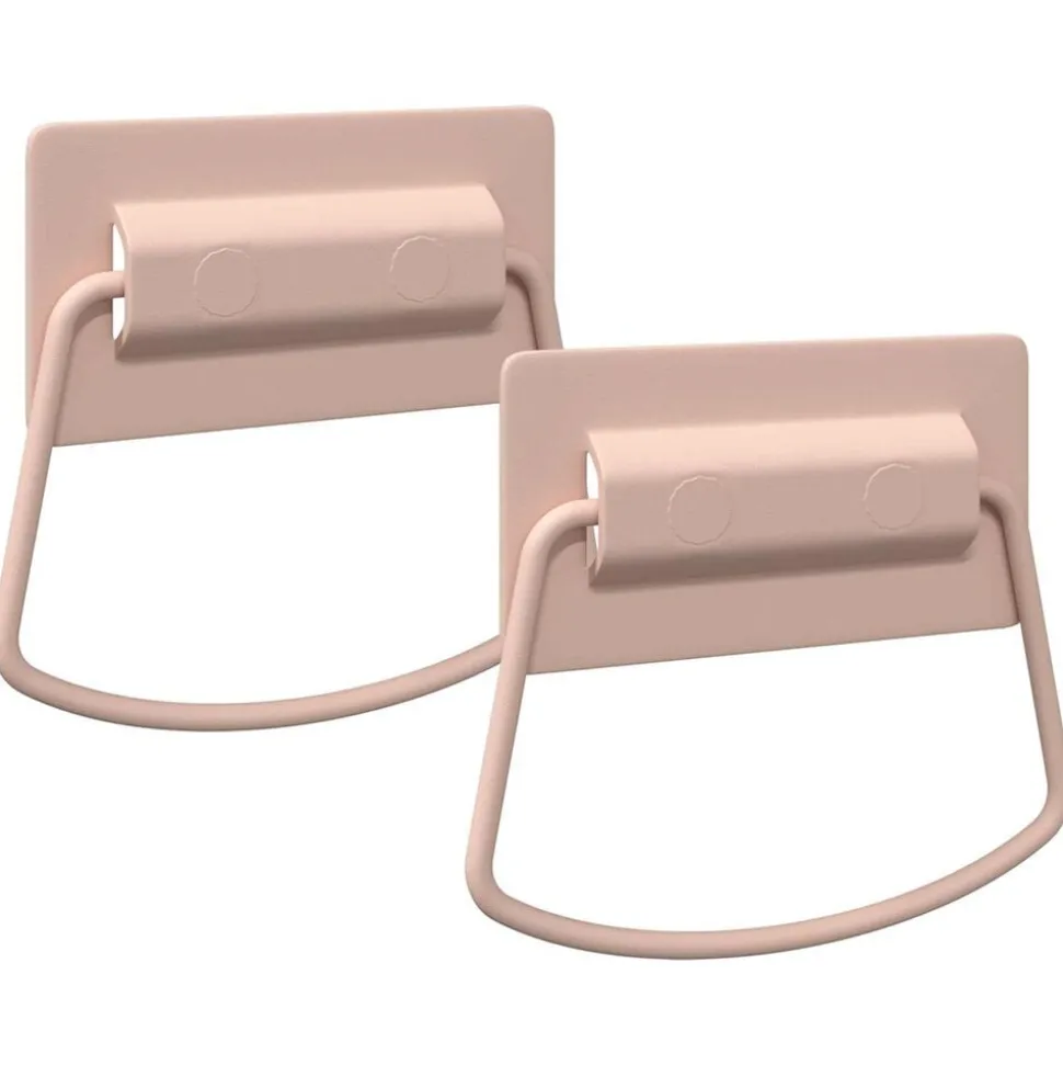 vidaXL Skåpshandtag 2 pcs Rosa 85 x 45 mm Metall