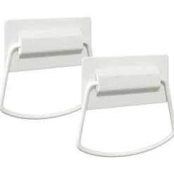 vidaXL Skåpshandtag 2 pcs Vit 85 x 45 mm Metall