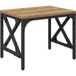 vidaXL Skrivarställ Artisan Ek 40 x 30 x 31 cm Konstruerat trä