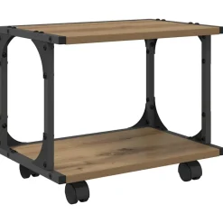 vidaXL Skrivarställ Artisan Ek 41 x 28 x 33.5 cm Konstruerat trä