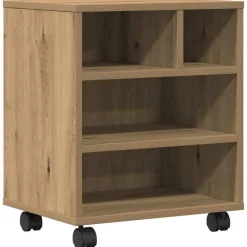vidaXL Skrivarställ artisan ek 41 x 32 x 48 cm Konstruerat trä