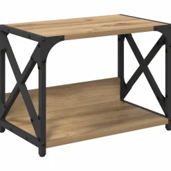 vidaXL Skrivarställ Artisan Ek 44 x 26 x 31.5 cm Konstruerat trä