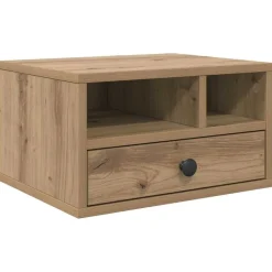 vidaXL Skrivarställ Artisan Ek 40 x 32 x 24 cm Konstruerat trä