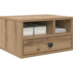 vidaXL Skrivarställ Artisan Ek 40 x 32 x 24 cm Konstruerat trä