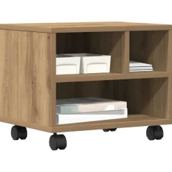 vidaXL Skrivarställ Artisan Ek 41 x 32 x 34,5 cm Konstruerat trä