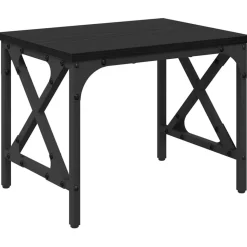 vidaXL Skrivarställ Justerbar Svart Ek 40 x 30 x 31 cm Konstruerat trä