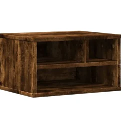 Best vidaXL Skrivarställ 40x32x22,5 cm konstruerat trä Rökfärgad ek