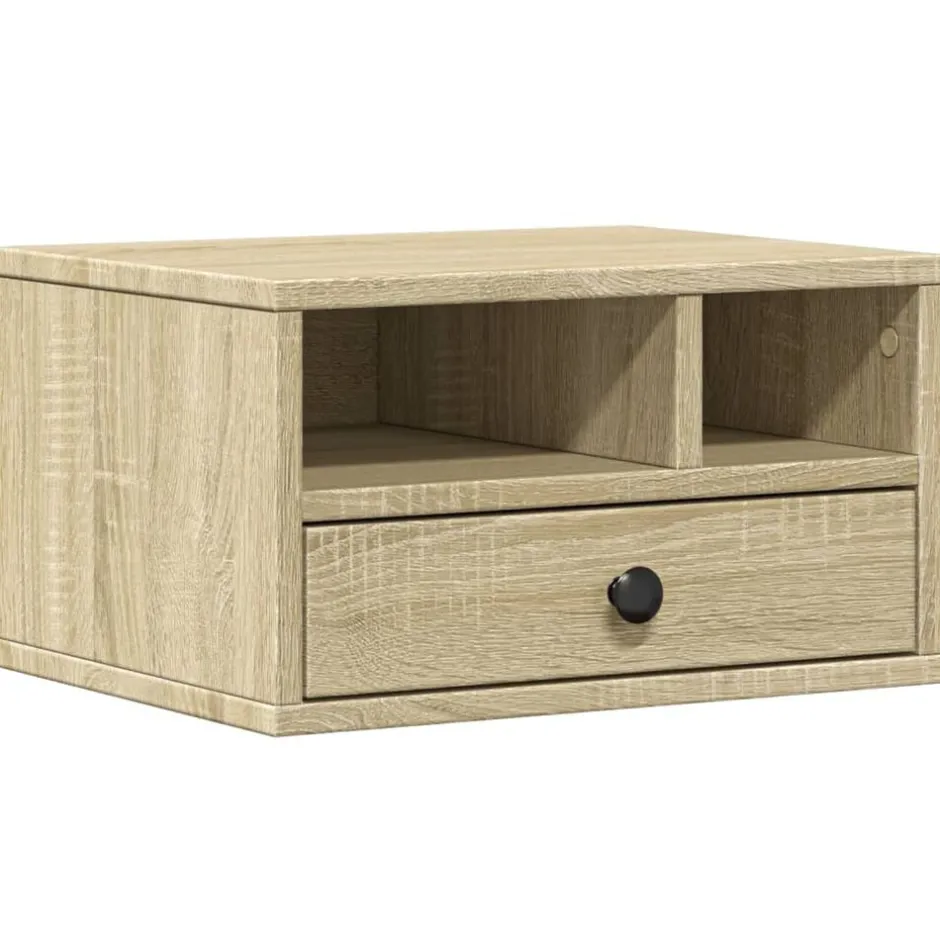 Outlet vidaXL Skrivarställ sonoma-ek 40x32x22,5 cm konstruerat trä Sonoma ek