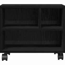Discount vidaXL Skrivarställ 41 x 32 x 34,5 cm Konstruerat trä Svart ek