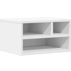 vidaXL Skrivarställ vit 40x32x22,5 cm konstruerat trä